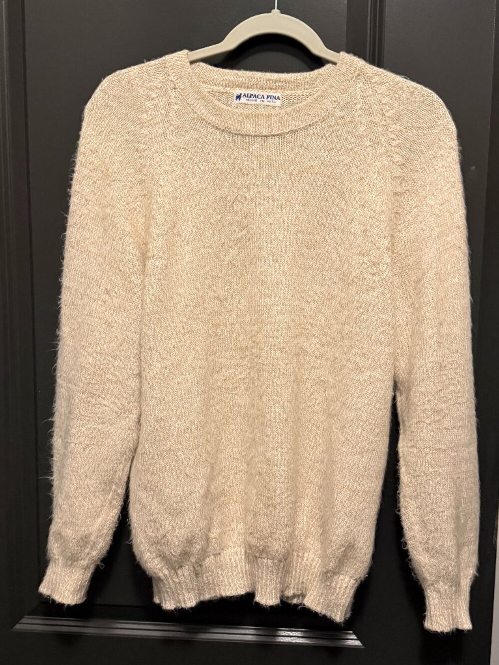 Alpaca Fina 100% Alpaca Wool Sweater Made in Peru Sz M